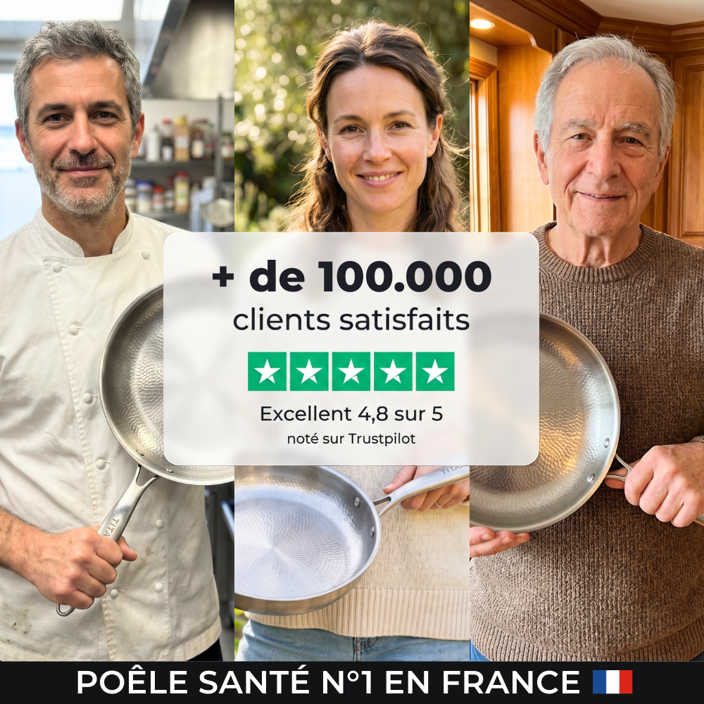 Poêle 100% Titane Pur — TITANOX®