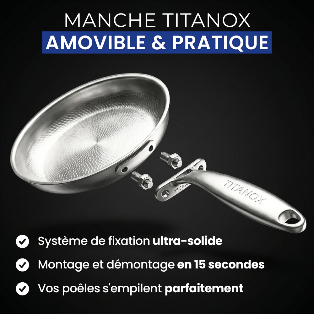 Poêle 100% Titane Pur — TITANOX®