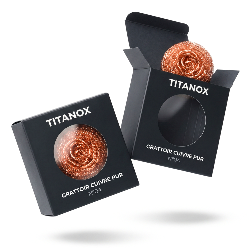 2 Grattoirs Cuivre Pur — TITANOX®