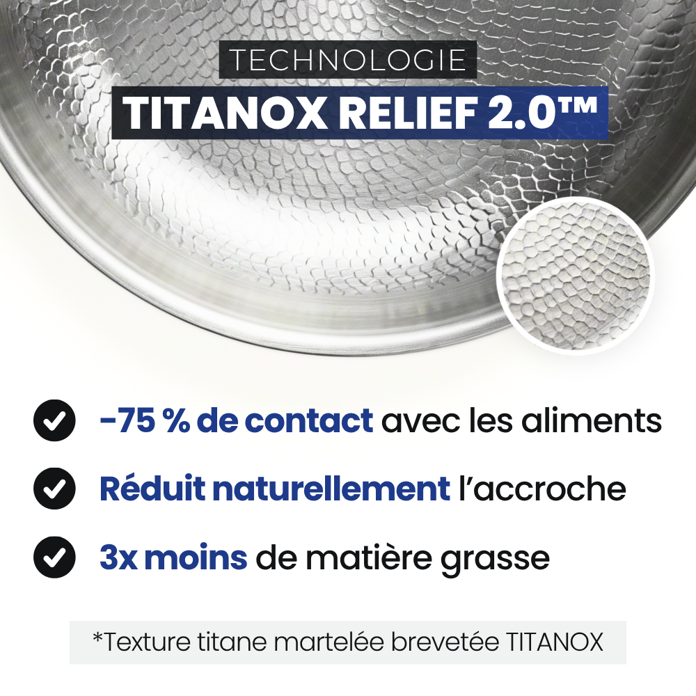 Poêle 100% Titane Pur — TITANOX®